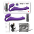 Strap-on Vibrant Télécommandé 3 Moteurs Couleur Violet